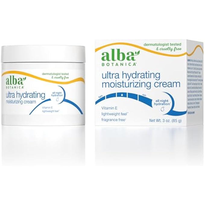 Alba Botanica HAWAIIAN MOISTURE CREAM, SMOOTHING JASMINE & VITAMIN E, 3 OZ - Image 1